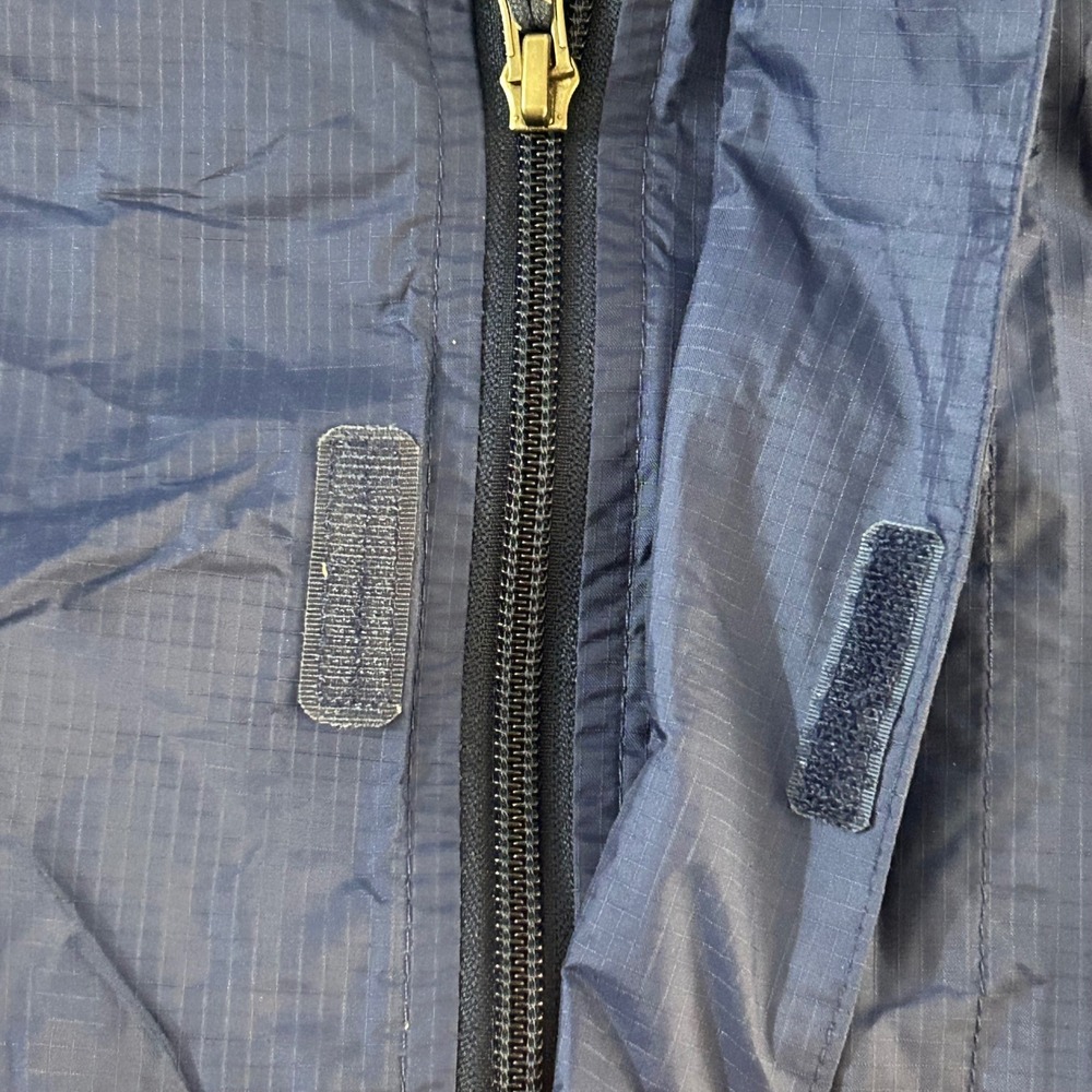 LL Bean Trail Model Rain Jacket‎ Mens Large Tall Blue Waterproof Hooded 268317 - Picture 7 of 12